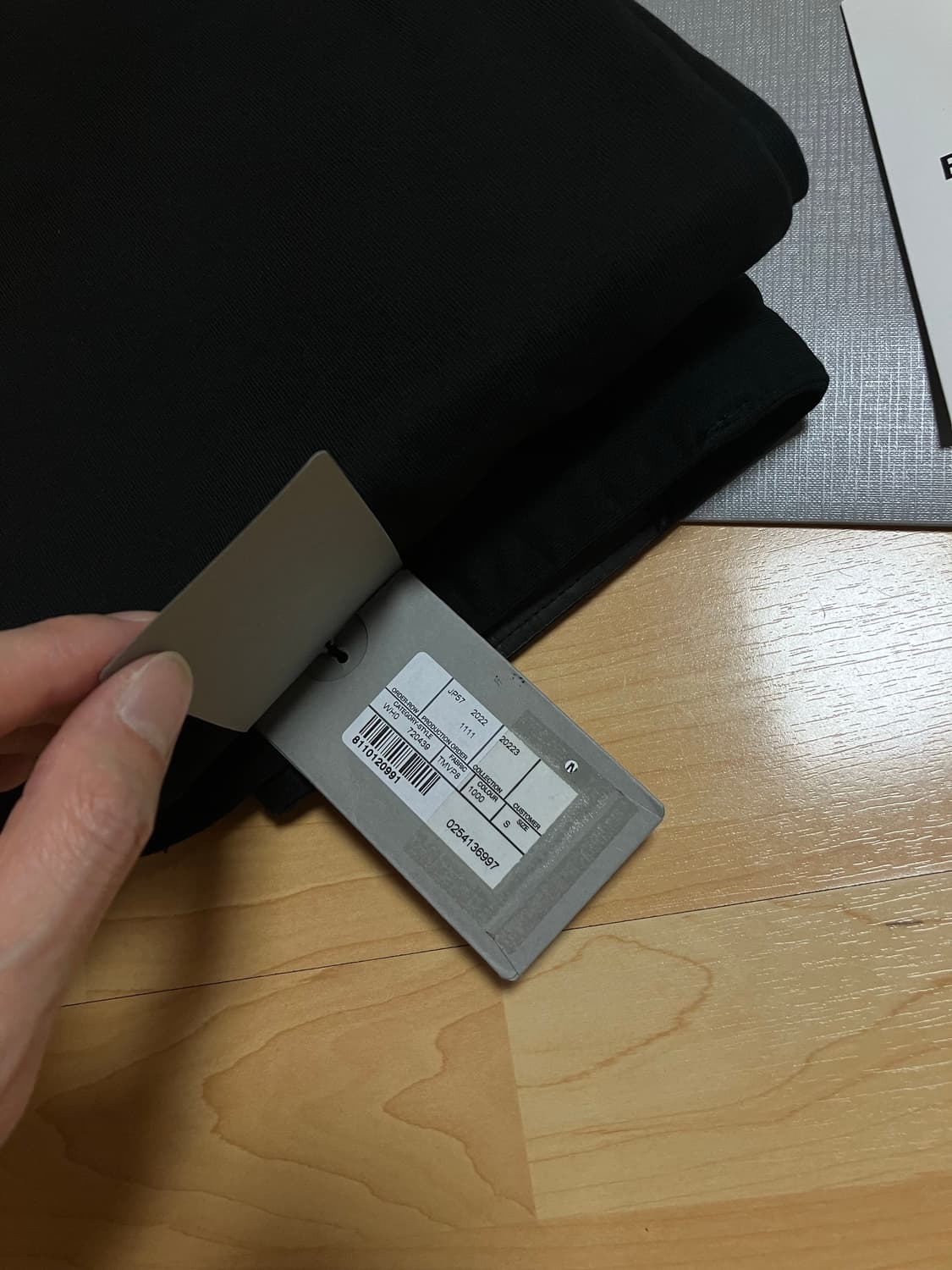 발렌시아가 5 포켓 팬츠 블랙 S사이즈 상품이미지6