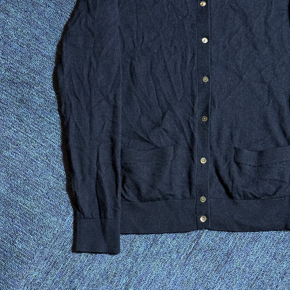 라코스테 네이비 포켓 가디건 상품이미지3