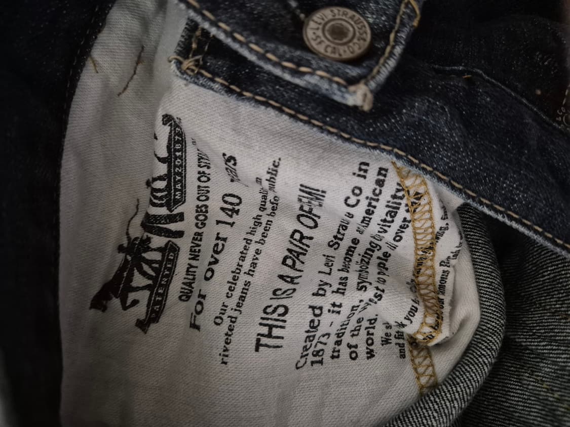 리바이스 550 허벅지39 총장108 상품이미지3