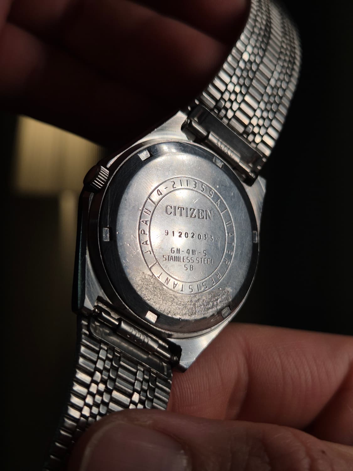 80's Vintage Citizen Black Dial Quartz 상품이미지5