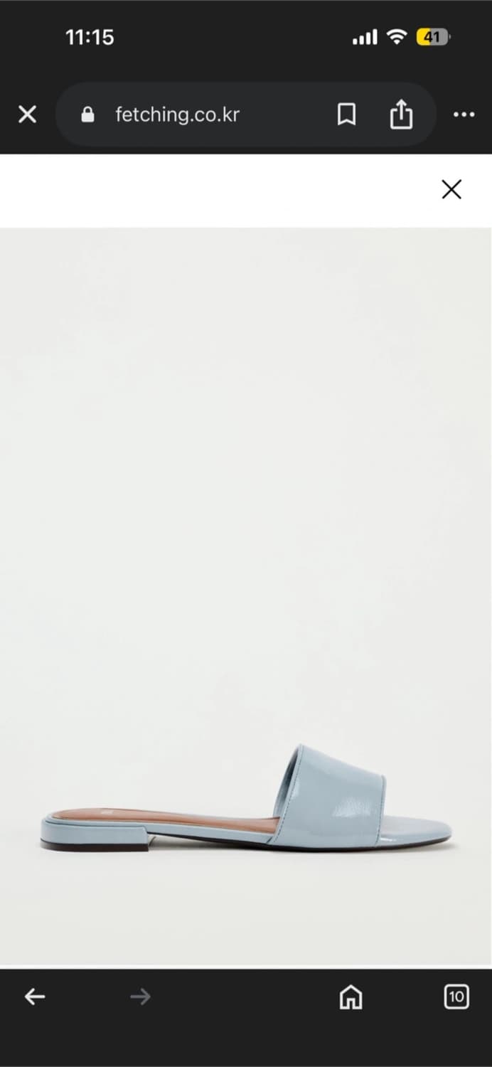 자라 에나멜 슬리퍼 40 상품이미지3