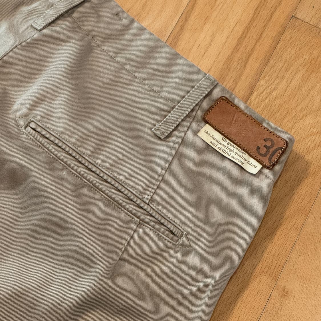 스펠바운드 치노 팬츠 30 베이지 상품이미지8