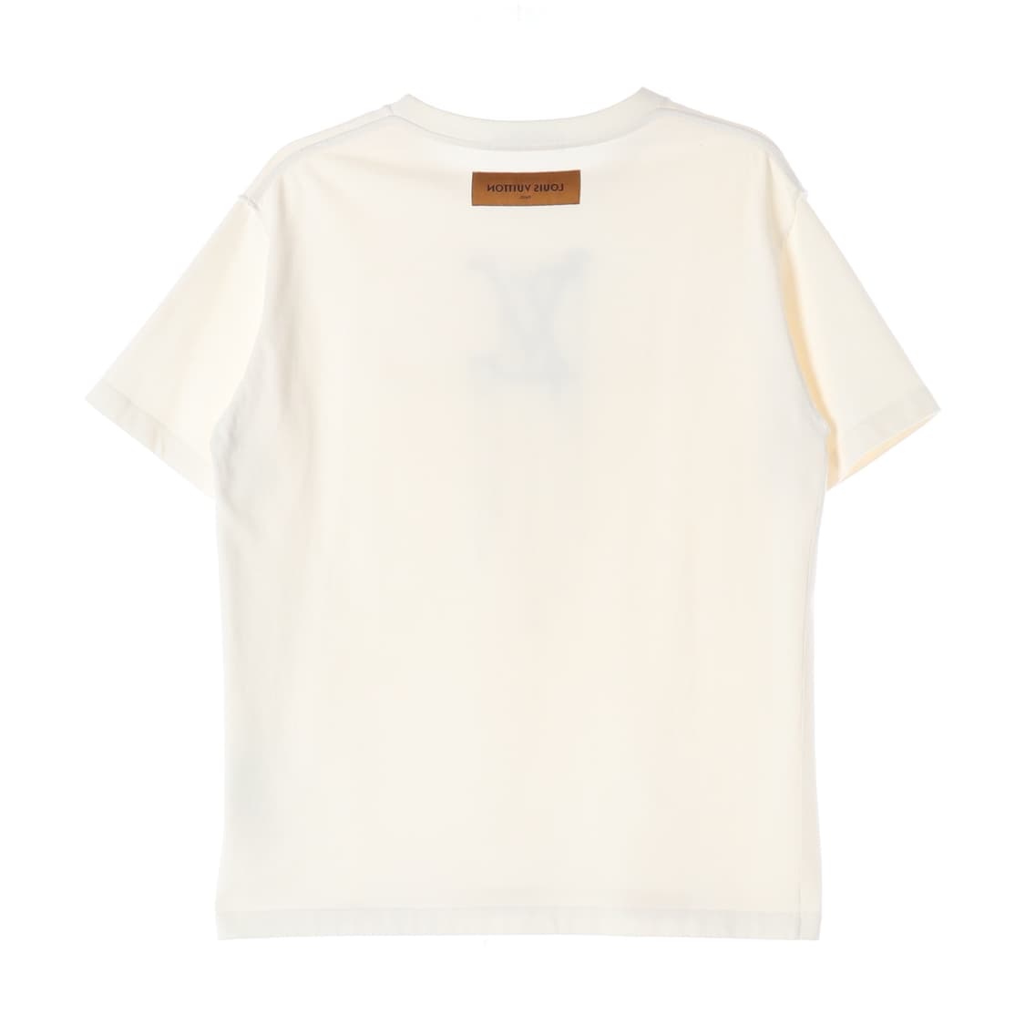 루이비통 펜던트 자수 코튼 반팔 티셔츠 공용 M 상품이미지2