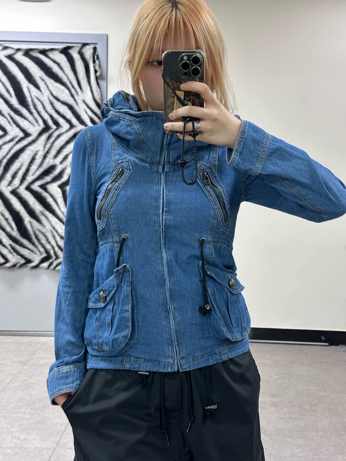 denim multi pocket jk 상품이미지3
