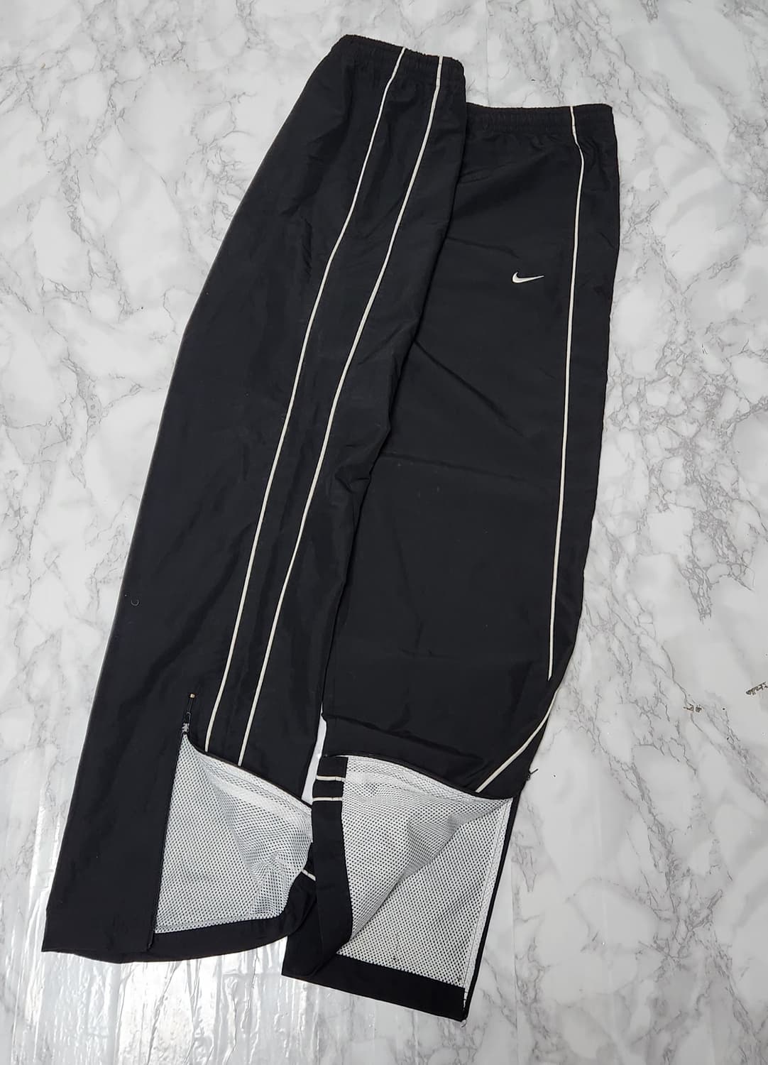 나이키 사이드라인 트랙팬츠 바람막이 와이드 블랙 바지 상품이미지2