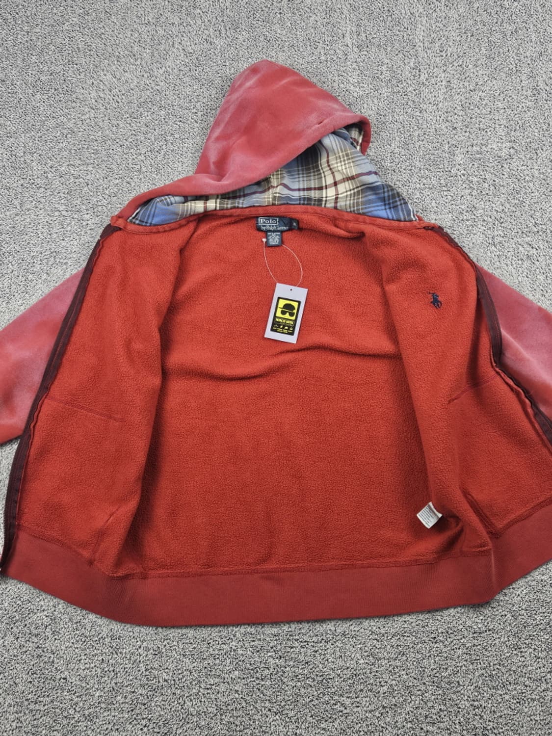 폴로랄프로렌 다잉 워시드 커스텀 후드집업 ( M ) / 10007 상품이미지9