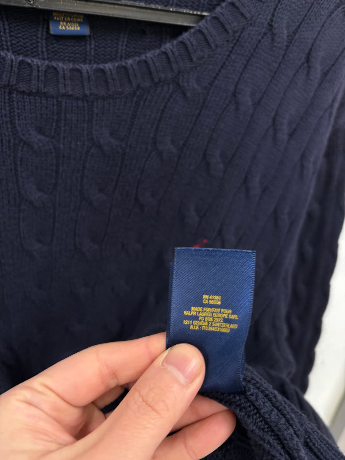 폴로랄프로렌 울 케이블 니트 상품이미지6