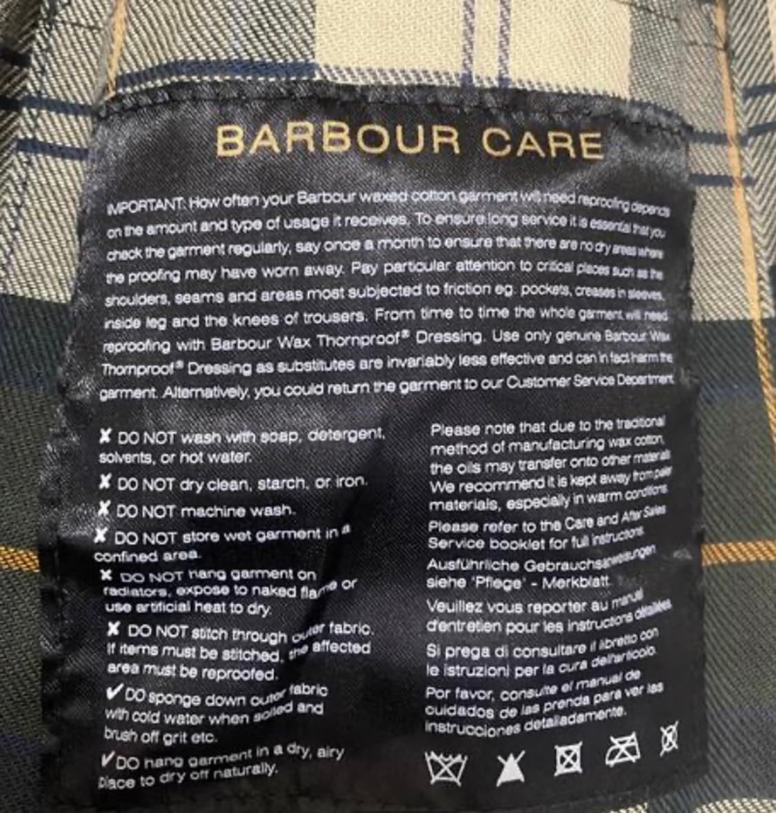 바버 비데일 SL 세이지 34사이즈 상품이미지6