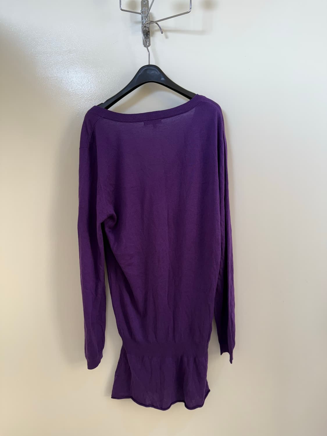 마쥬 퍼플 브이넥 롱니트 정품 상품이미지2