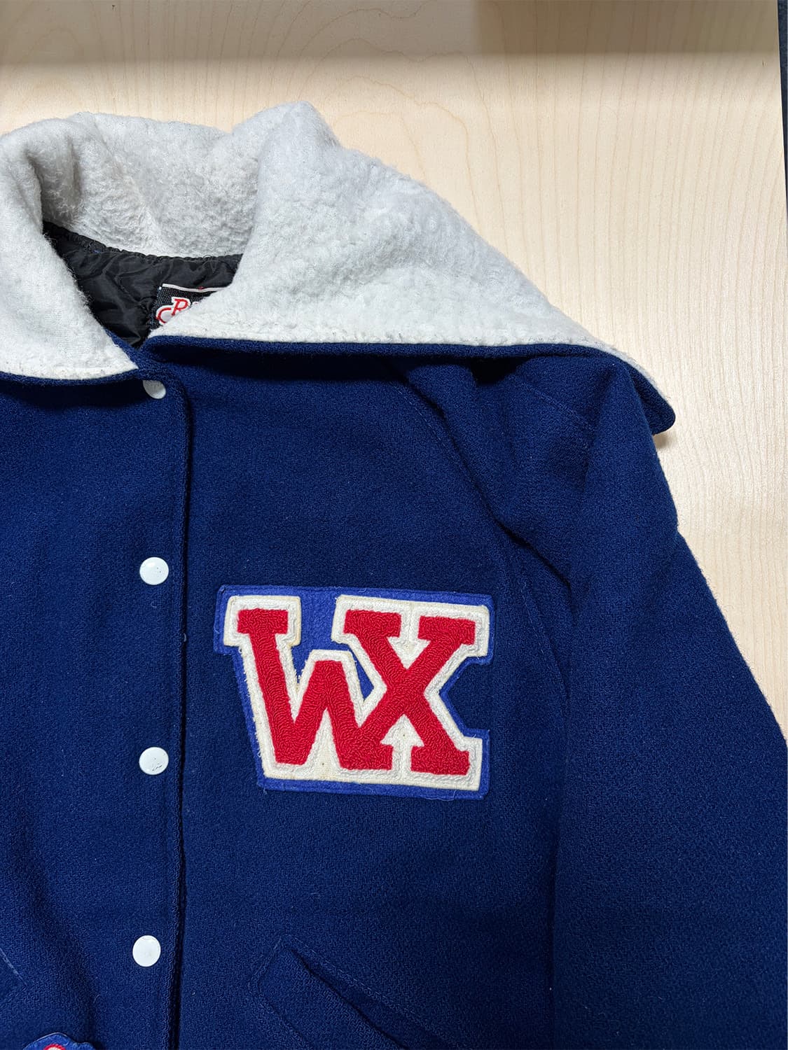 90s USA 세일러 바시티 자켓 상품이미지5