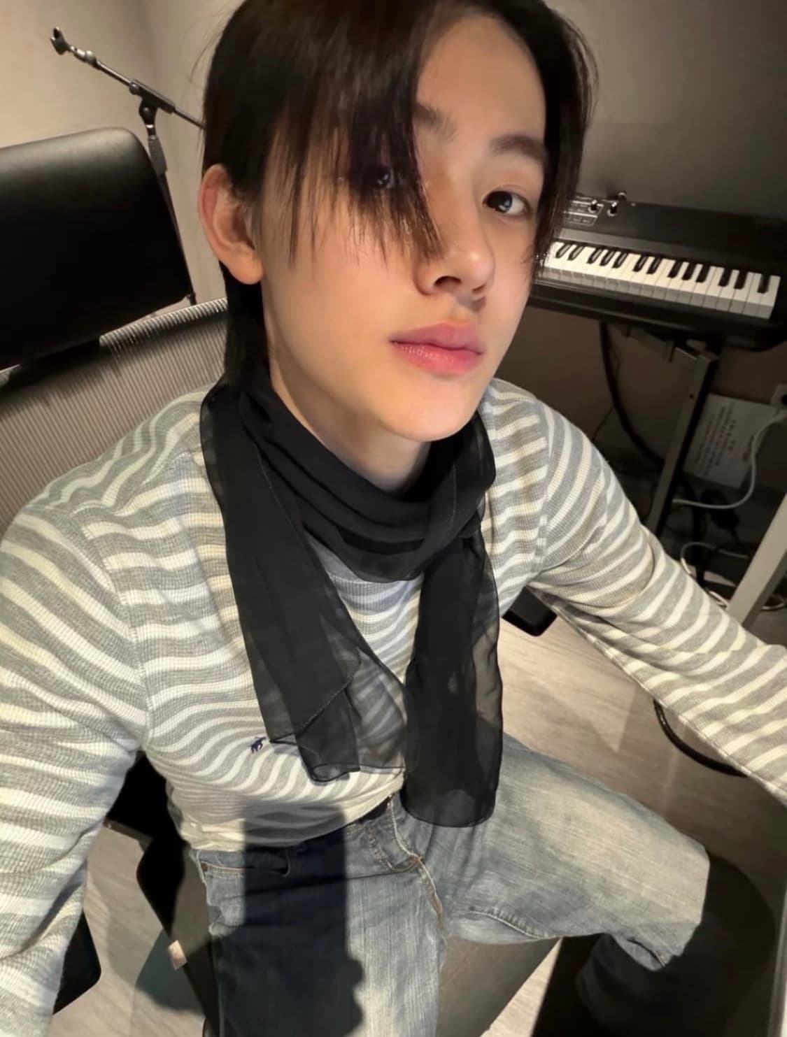 폴로 랄프로렌 엄성현 와플 니트 블랙 상품이미지8