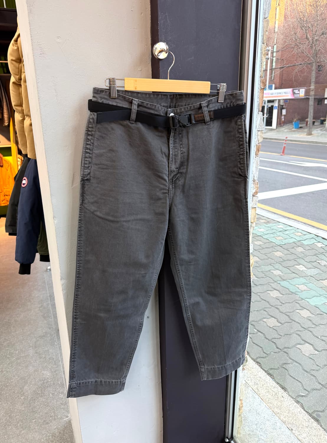 82/ 솔리드옴므 21FW 벨티드 워싱 팬츠 상품이미지2