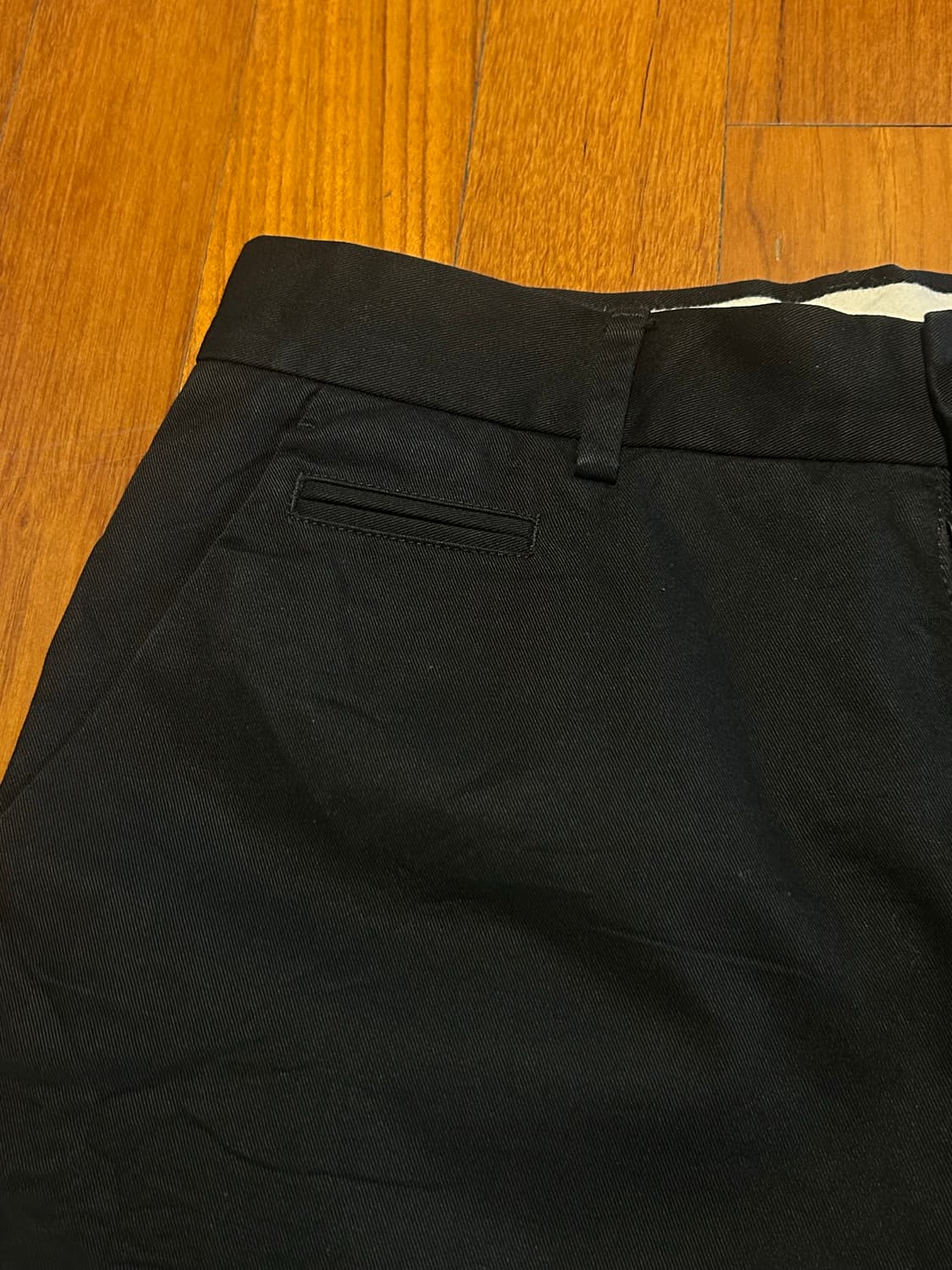 마르지엘라 18ss 백사틴 오피서 팬츠 블랙 상품이미지4