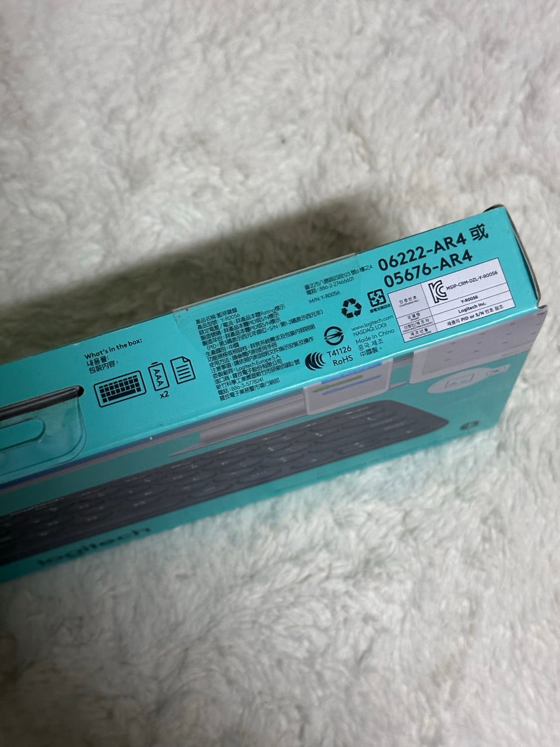 Logitech 무선 키보드 K380 USB스위치허브 상품이미지3