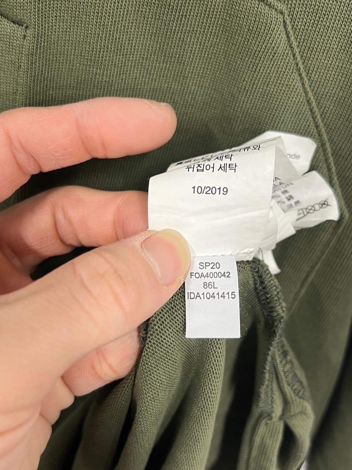 오클리 레귤러핏 올리브 카키 포켓 반팔 티셔츠 상품이미지9