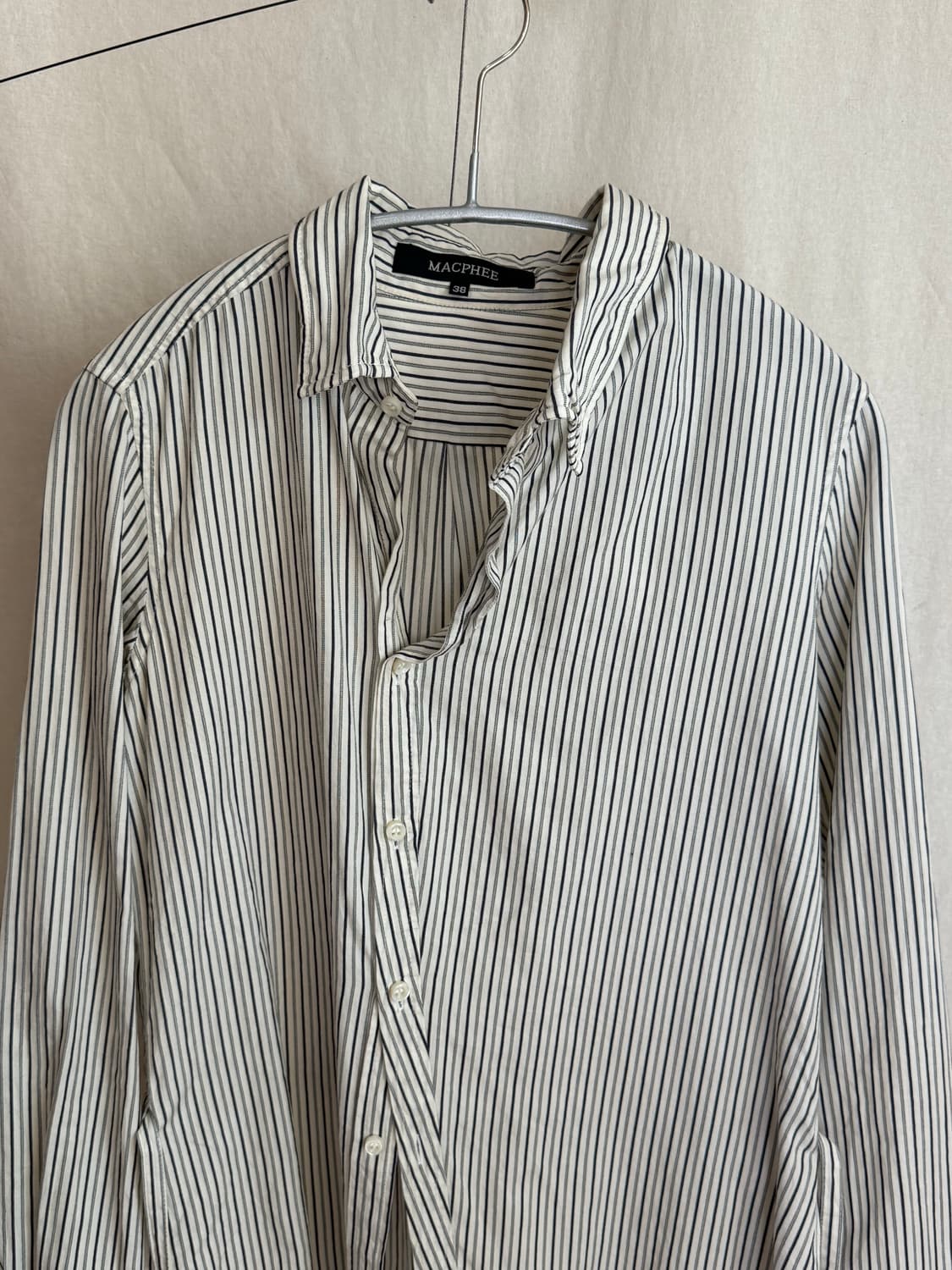 Macphee by Tomorrowland 비대칭 버튼 셔츠 상품이미지5