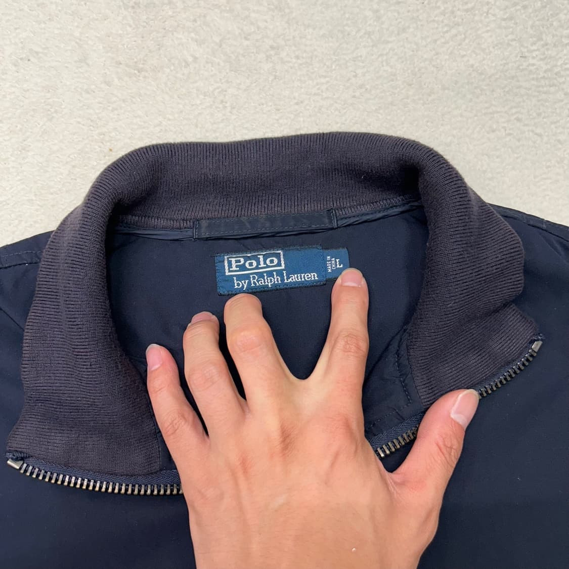 Polo navy 2way windbreak jacket  ⋆ L siz 상품이미지6