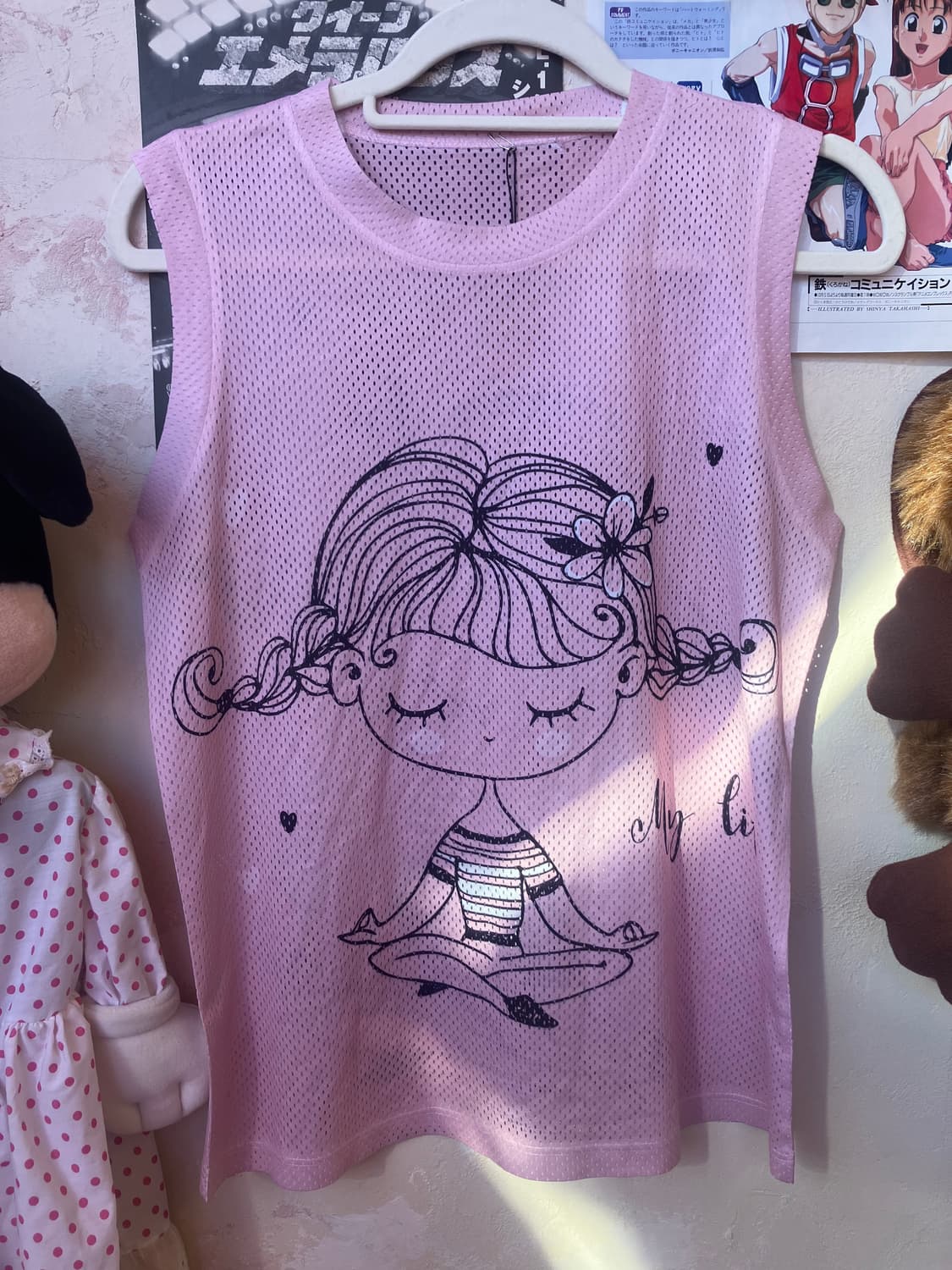 y2k 소녀 일러스트 슬리브리스 상품이미지2