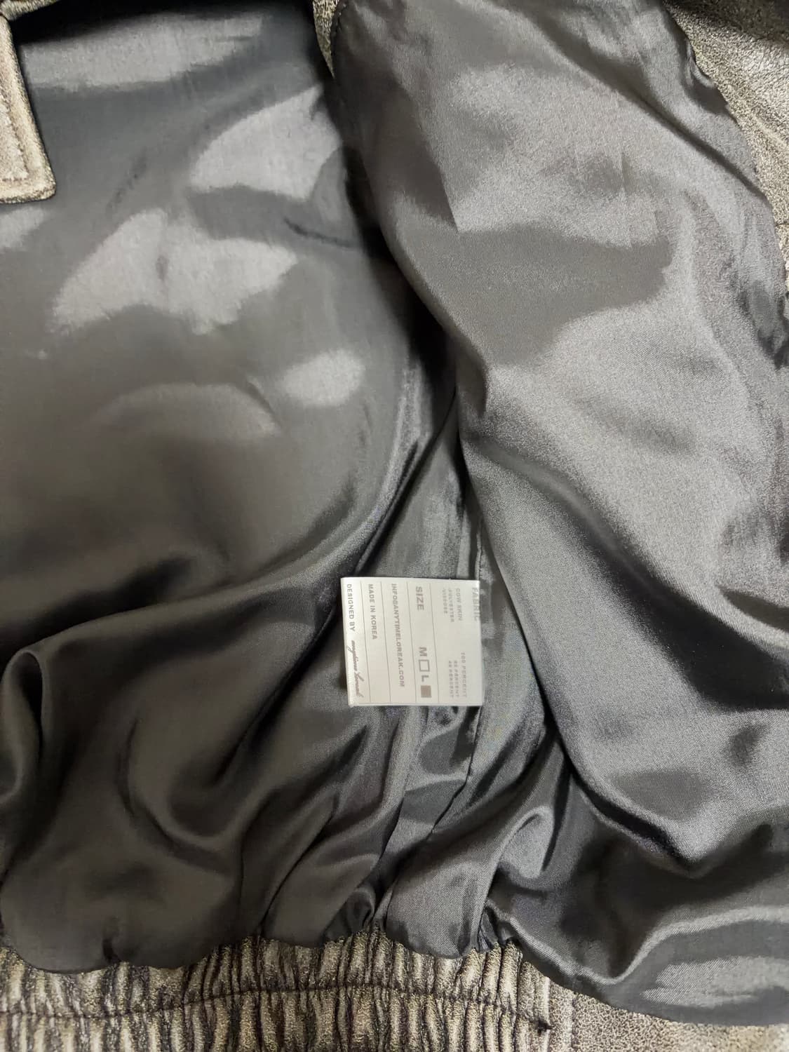 애니타임로릭 레더 바이커 자켓 L 상품이미지8