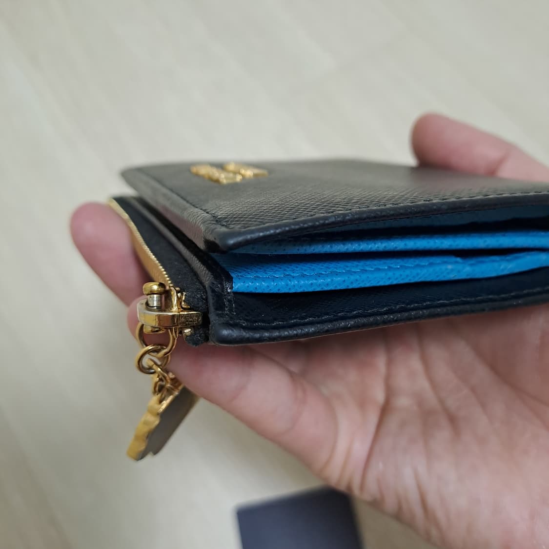 [100%/정품] 프라다 사피아노 로봇 컴팩트 지갑, 프라다지갑 상품이미지9