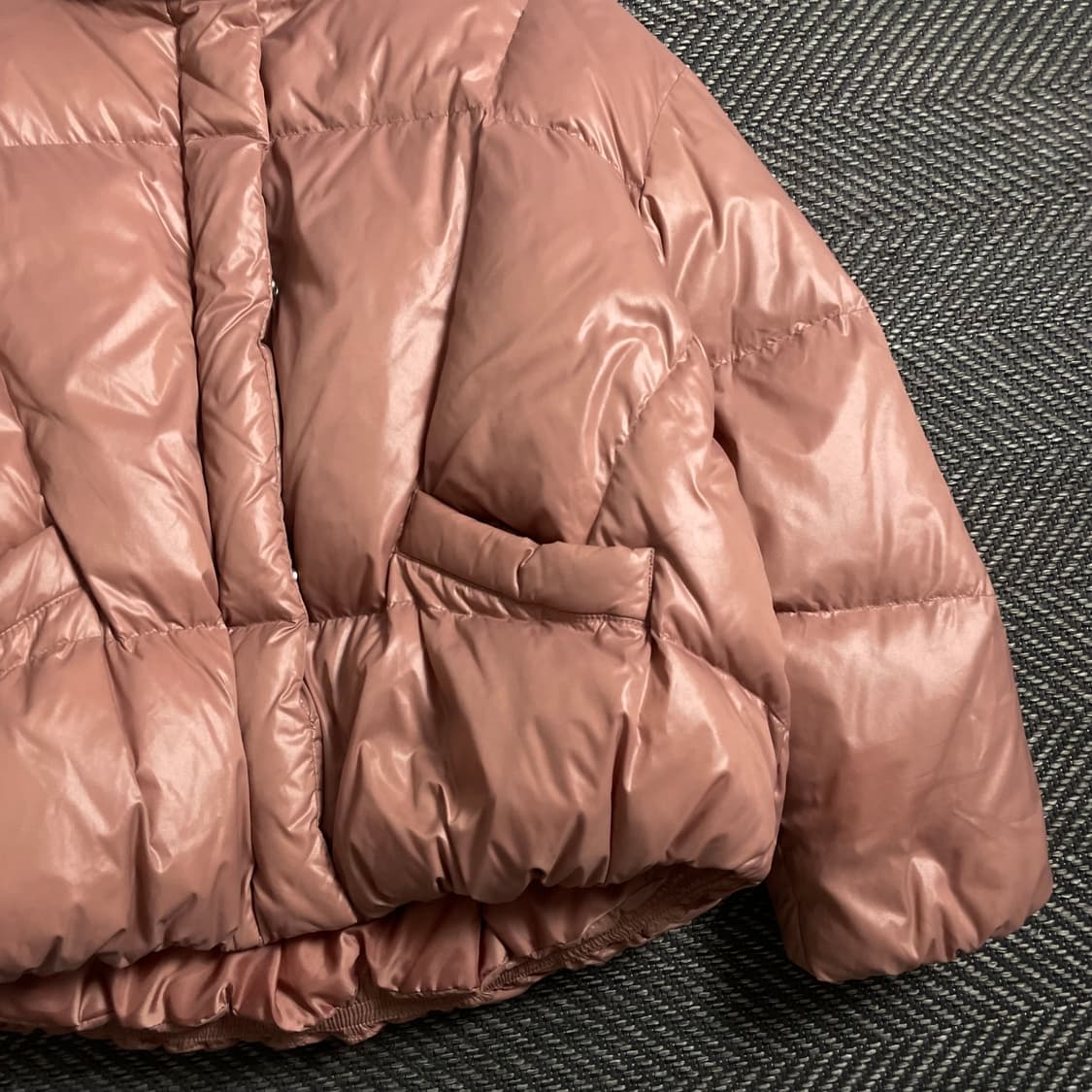 베네통 우먼스 글로시 덕 다운 패딩 점퍼o 4633 상품이미지2