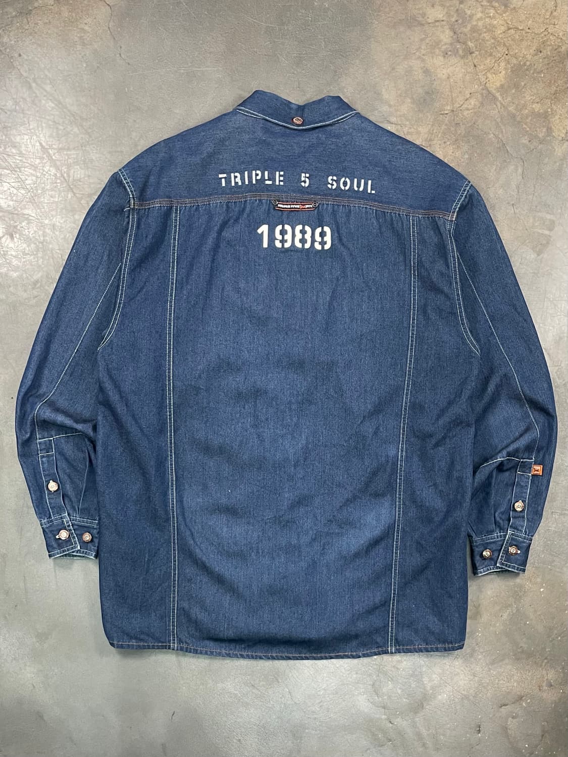 트리플5소울 올드스쿨 데님 셔츠 상품이미지5