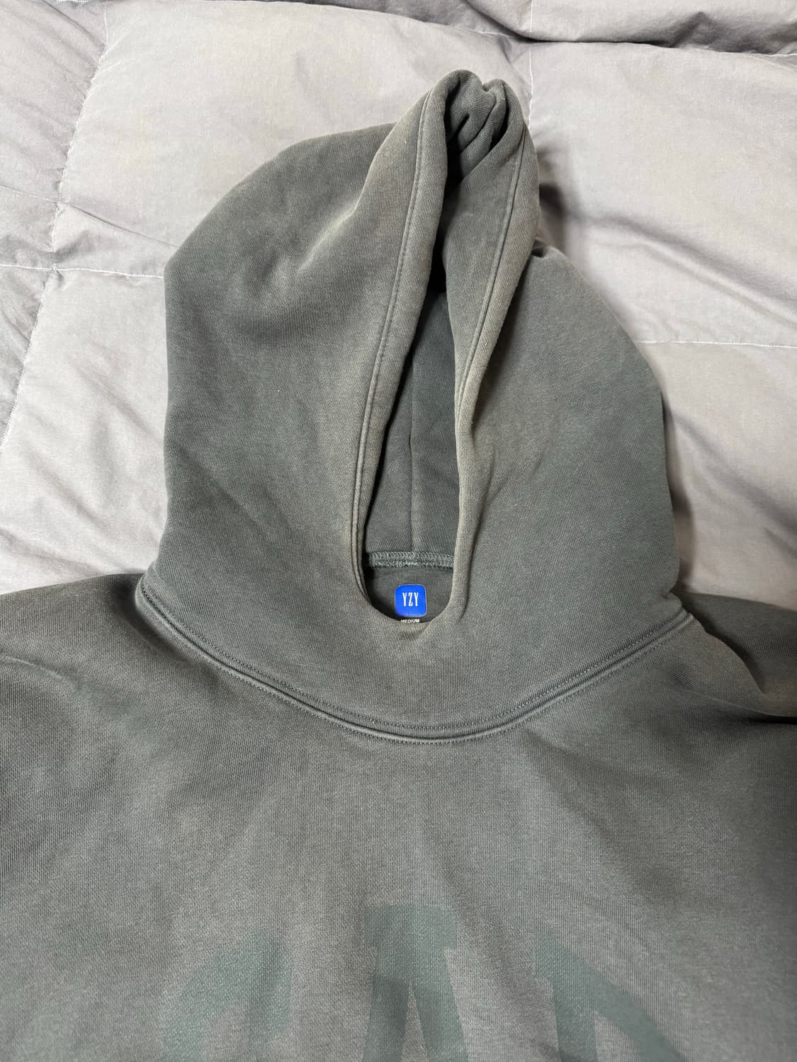 이지 갭 엔지니어드 바이 발렌시아가 도브 후드 다크 그레이 m 상품이미지3