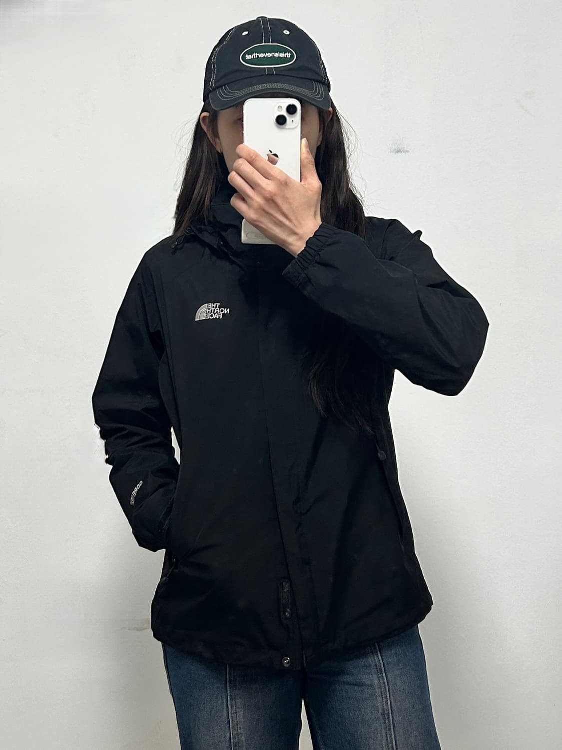 노스페이스 고어텍스 바람막이 자켓 블랙 상품이미지1