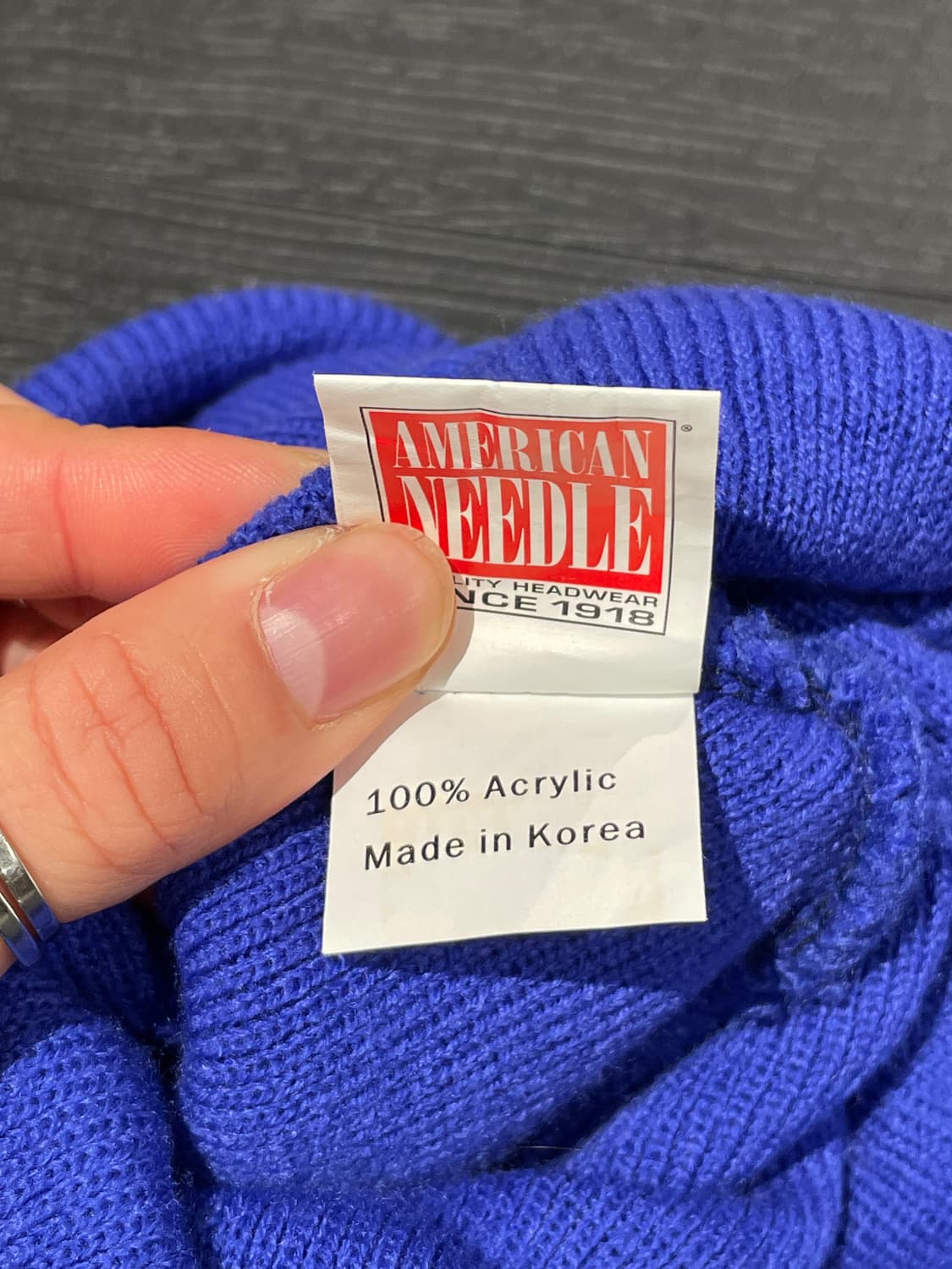 빈티지 NHL 자수 로고 비니 상품이미지8