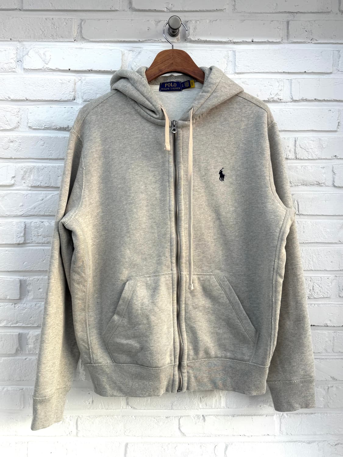 폴로 오트밀 후드집업 상품이미지3