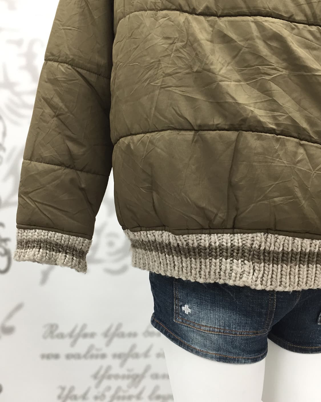 Y2K Khaki padding 상품이미지5