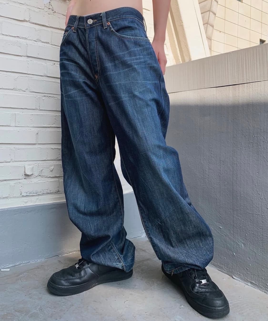 EVISU embroidery logo denim pants 상품이미지4