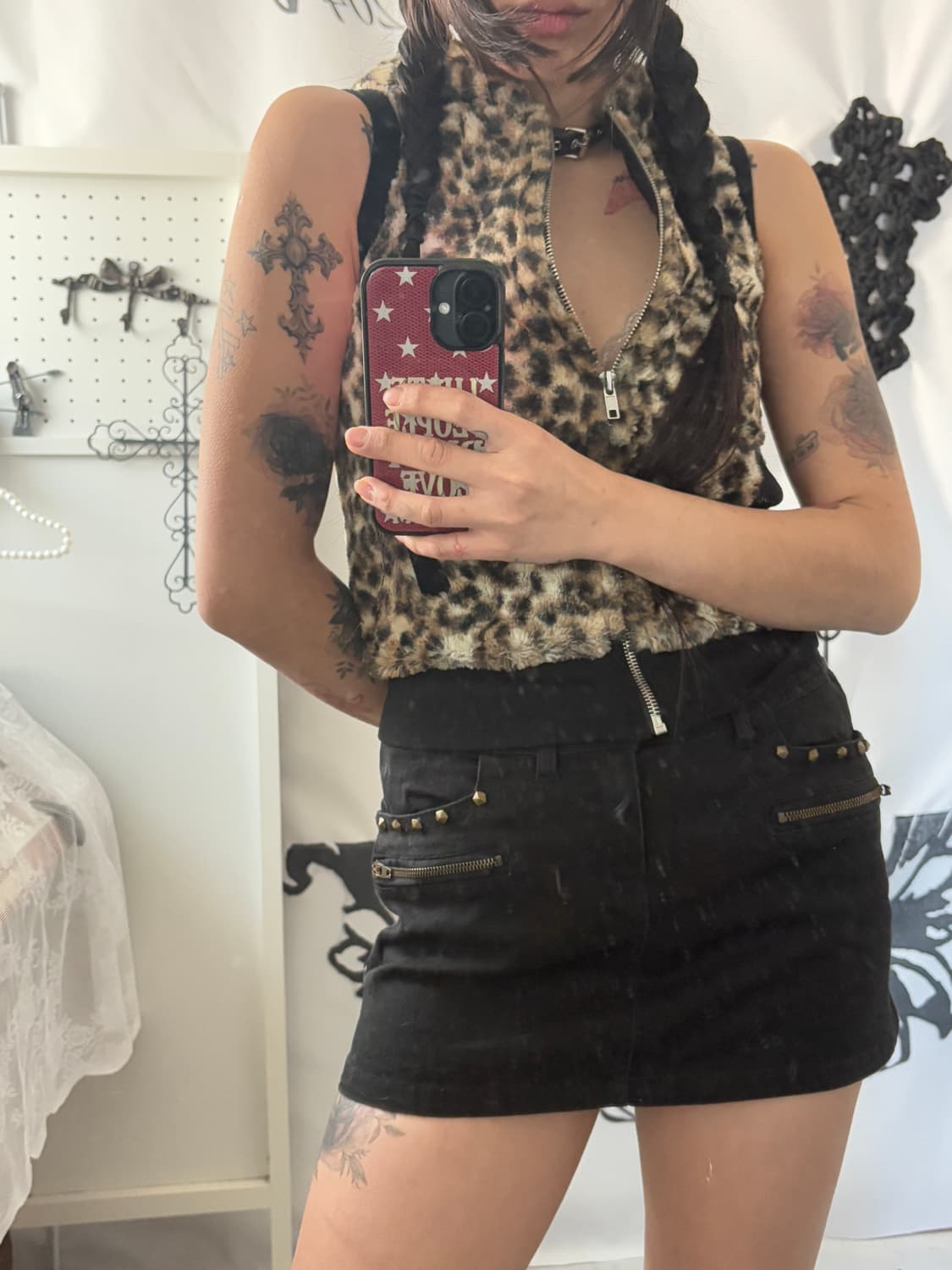 • black mini skirt 상품이미지3