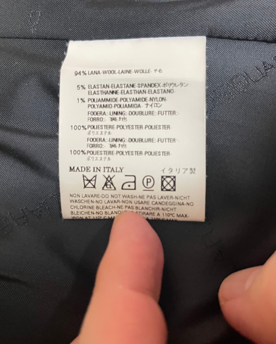 디스퀘어드2 (Dsquared2) 버클 레이어드 디자인 울코트 중고 상품이미지8