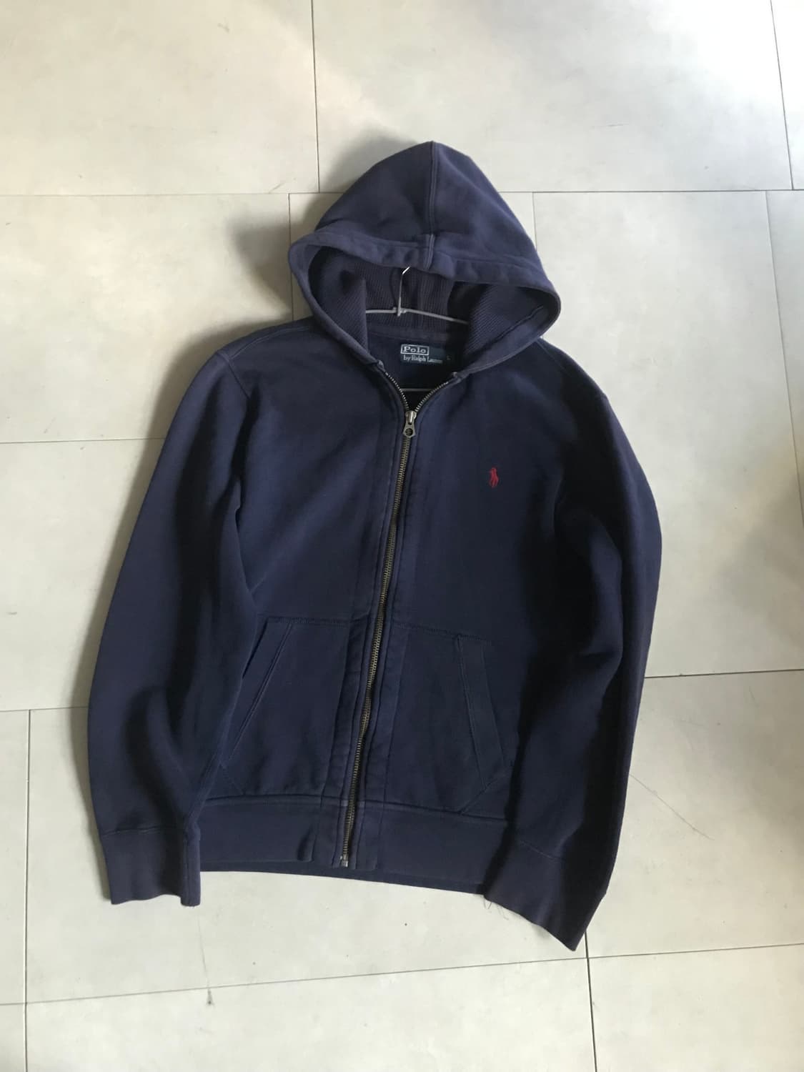 폴로 네이비 스웻 후드집업 상품이미지7