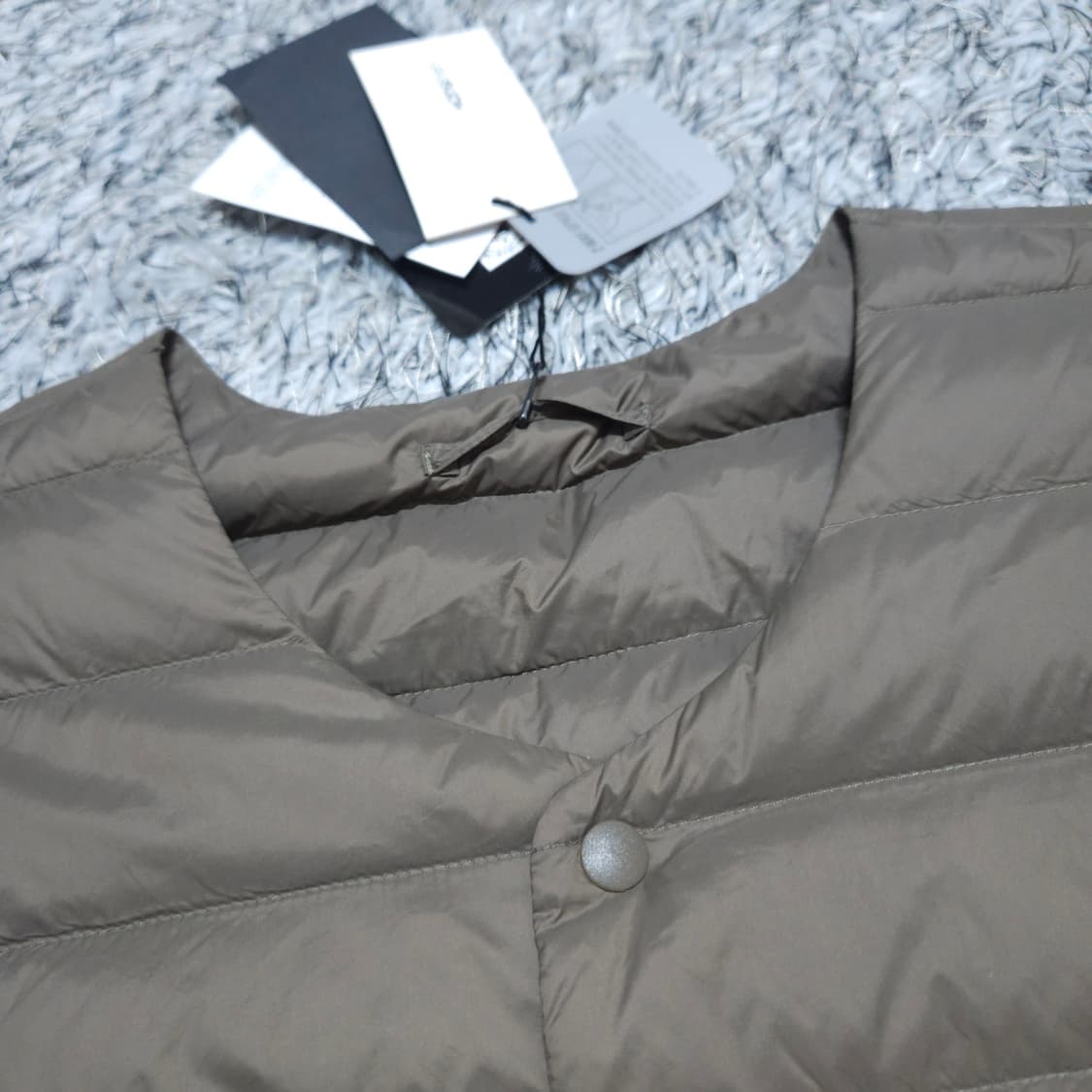 헹텐)105 남자 오리털 경량패딩조끼 / 왕눈이샵 상품이미지5