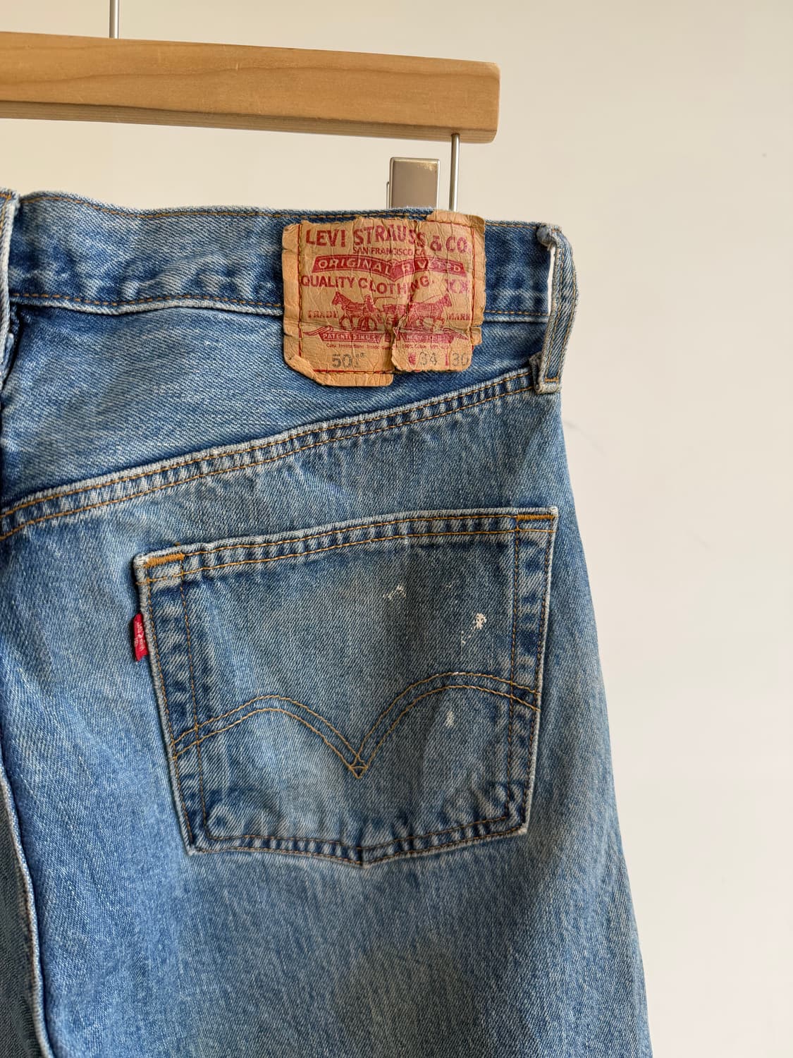 리바이스 501 vtg 데님 상품이미지8