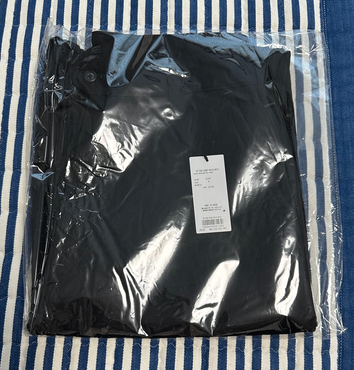 포터클래식 클래식 데님 진 켈리 팬츠 블랙 M사이즈 판매합니다 상품이미지4