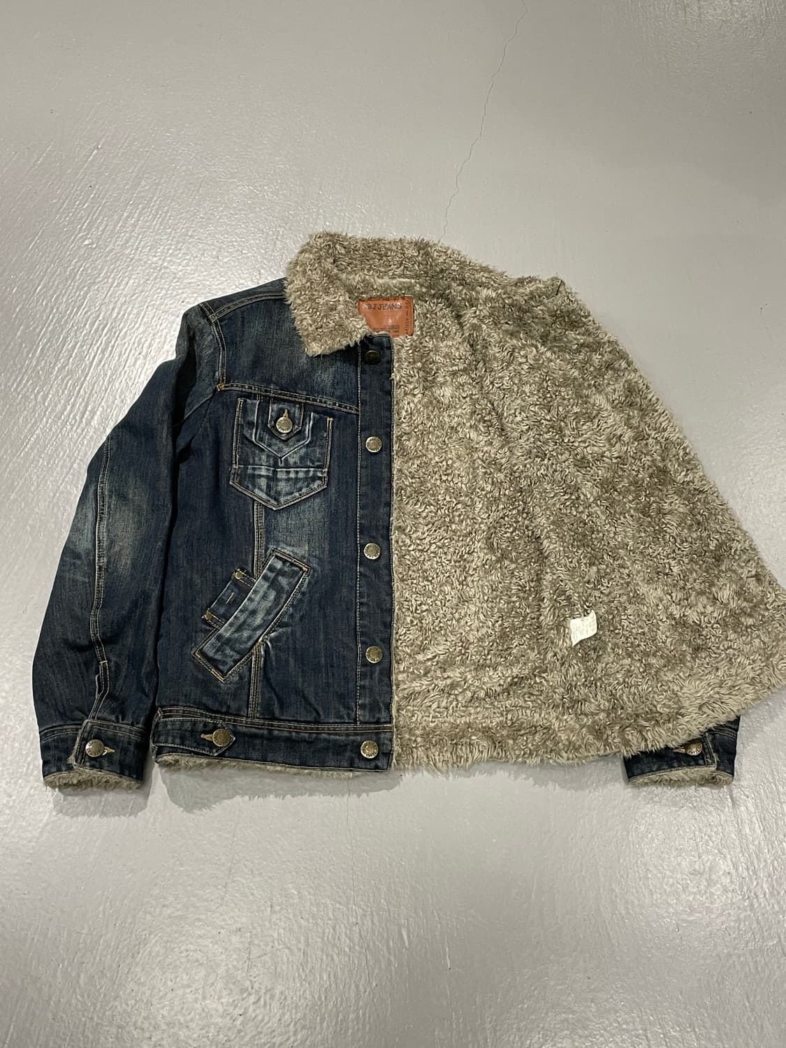 빈티지 데님 쉐르파 자켓   상품이미지9