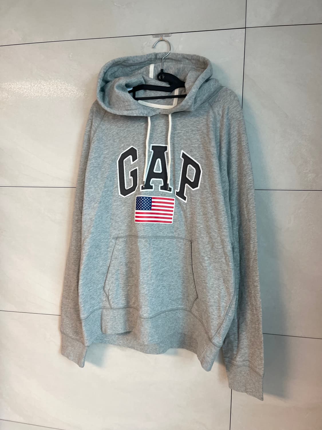갭 GAP 성조기 후드티 그레이 (XL)  상품이미지3