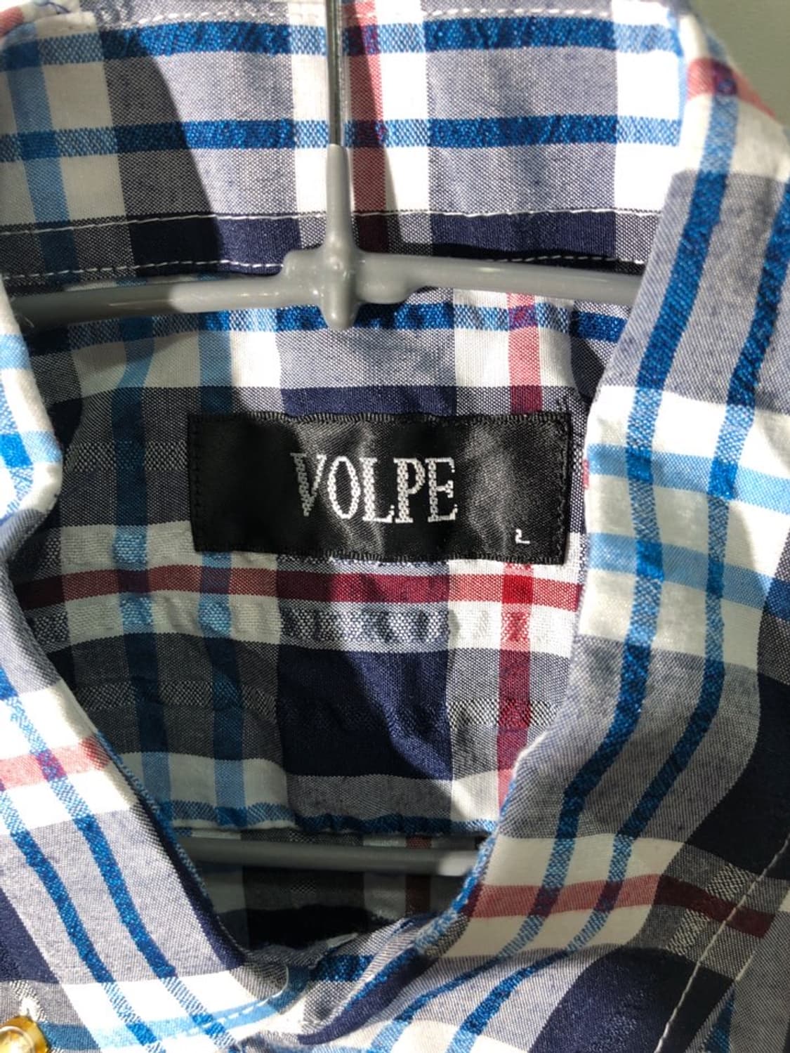 volpe 체크 셔츠 상품이미지3