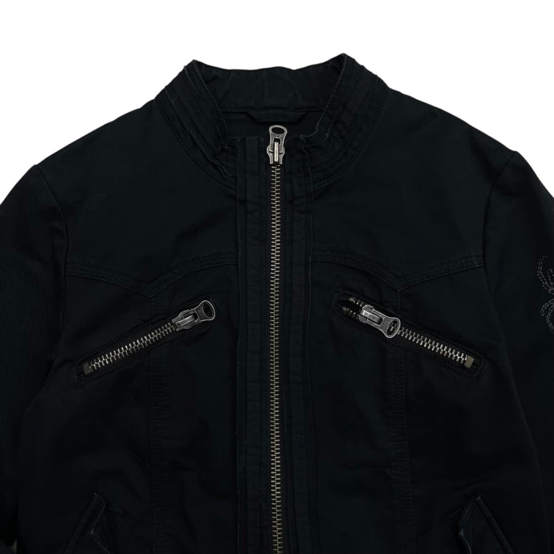 블렌쉬 스파이더 자수 블랙 유틸리티 자켓 XS 상품이미지6