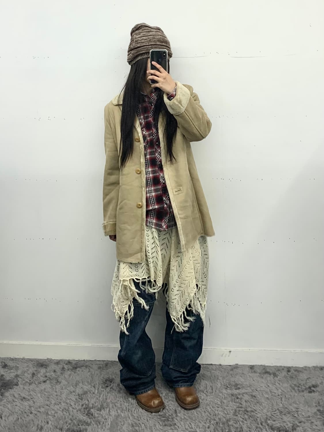 체크 웨스턴 셔츠 상품이미지3