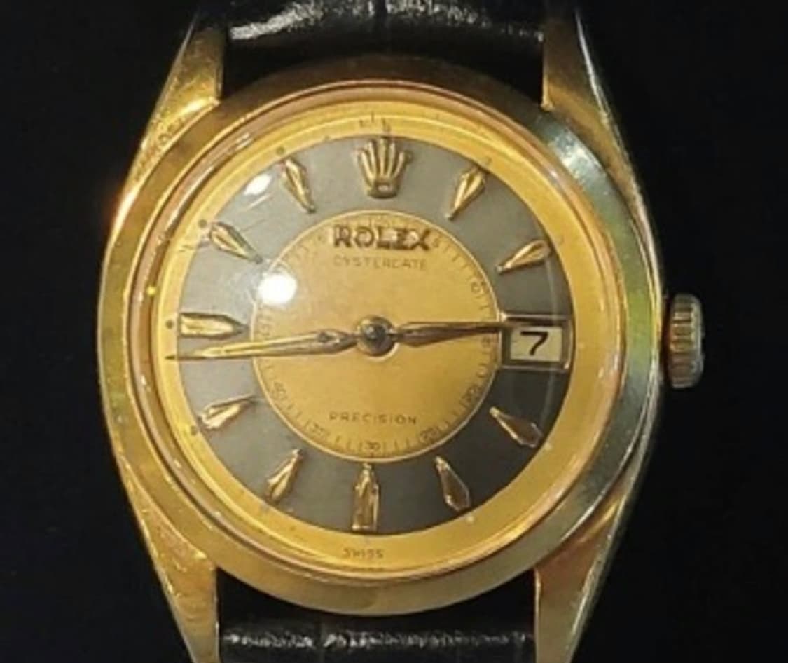 [정품] 롤렉스 오이스터 골드 턱시도 투톤 다이얼 한정판 상품이미지3