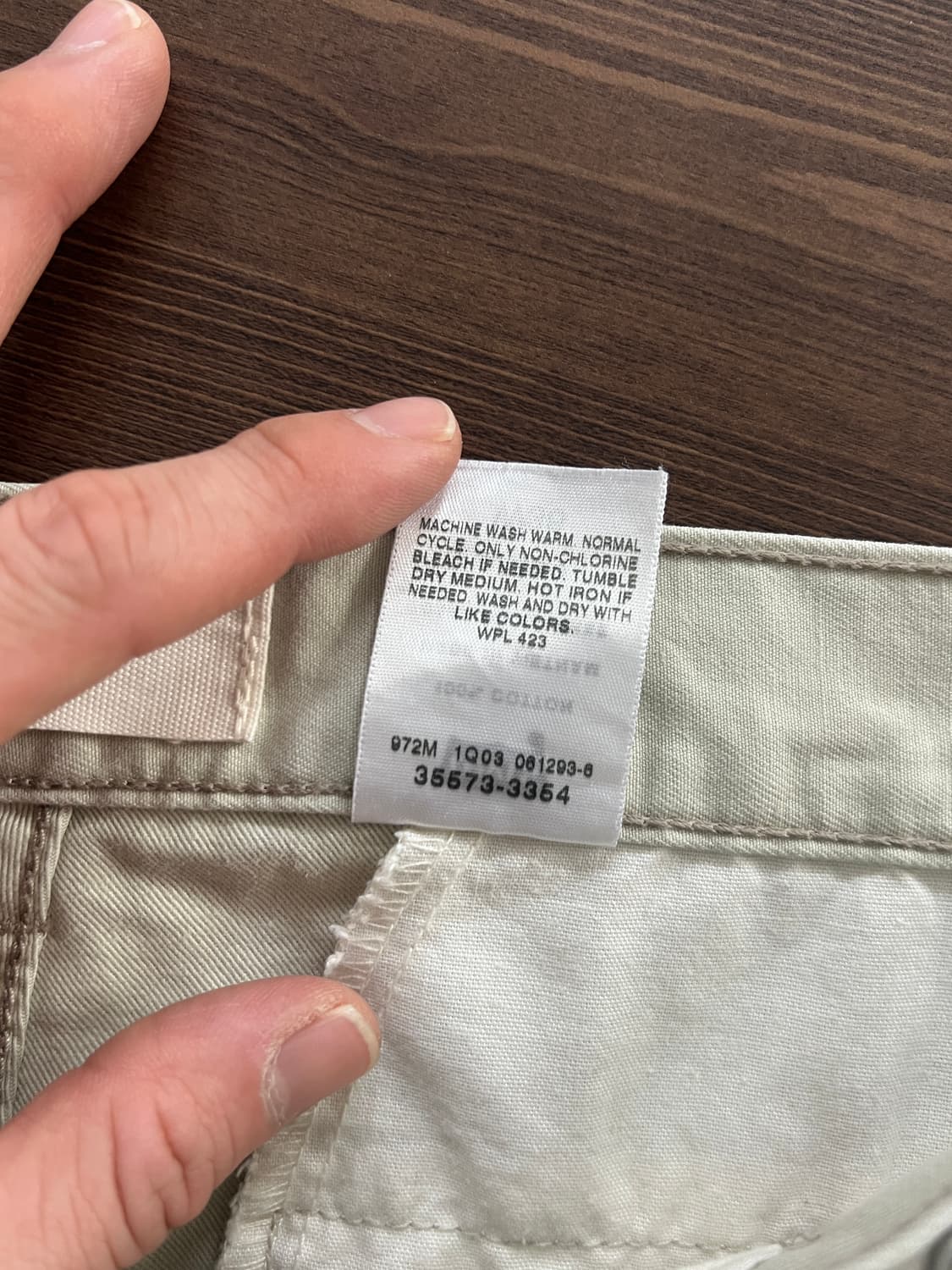 00s Levis 리바이스 카고 연베이지 하프 팬츠  상품이미지8