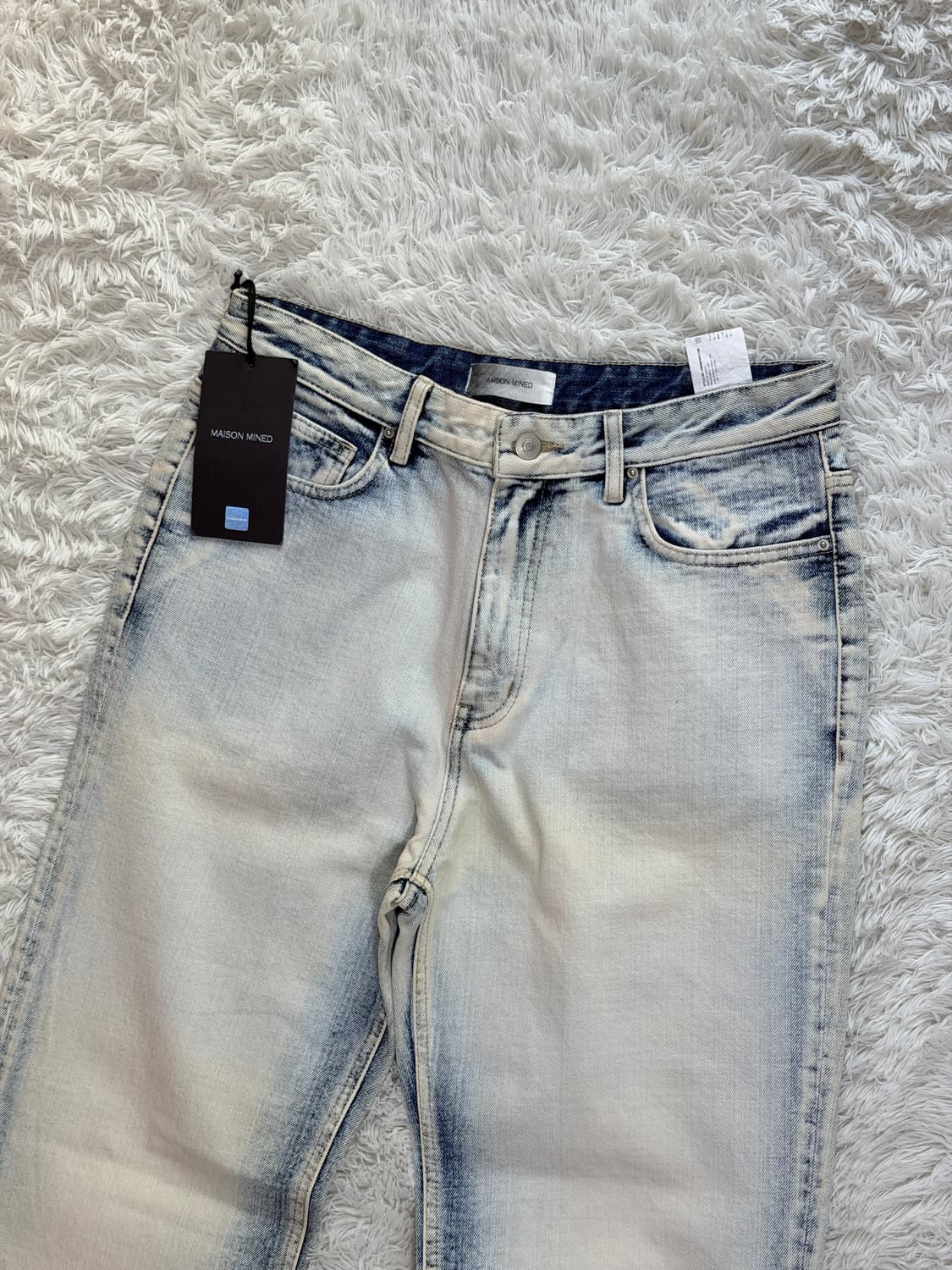 메종미네드 아이스 반 워싱 데님 팬츠 상품이미지1