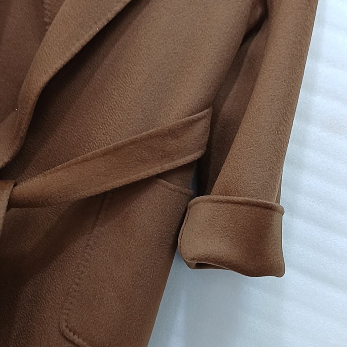 정품 막스마라 순 캐시미어 벨트 롱 코트 여성 M L 훌륭 사랑봉봉 상품이미지8