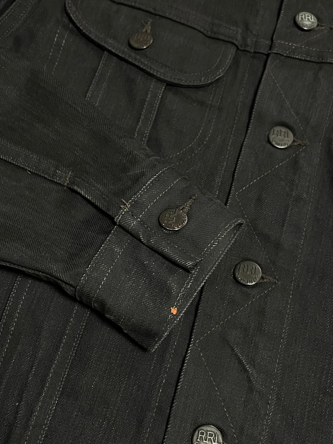 RRL Lot 271 블랙 데님 자켓 M 상품이미지4