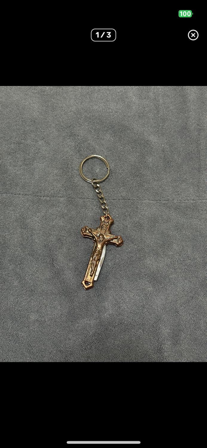 11fw 슈프림 십자가 키링 체인 상품이미지1