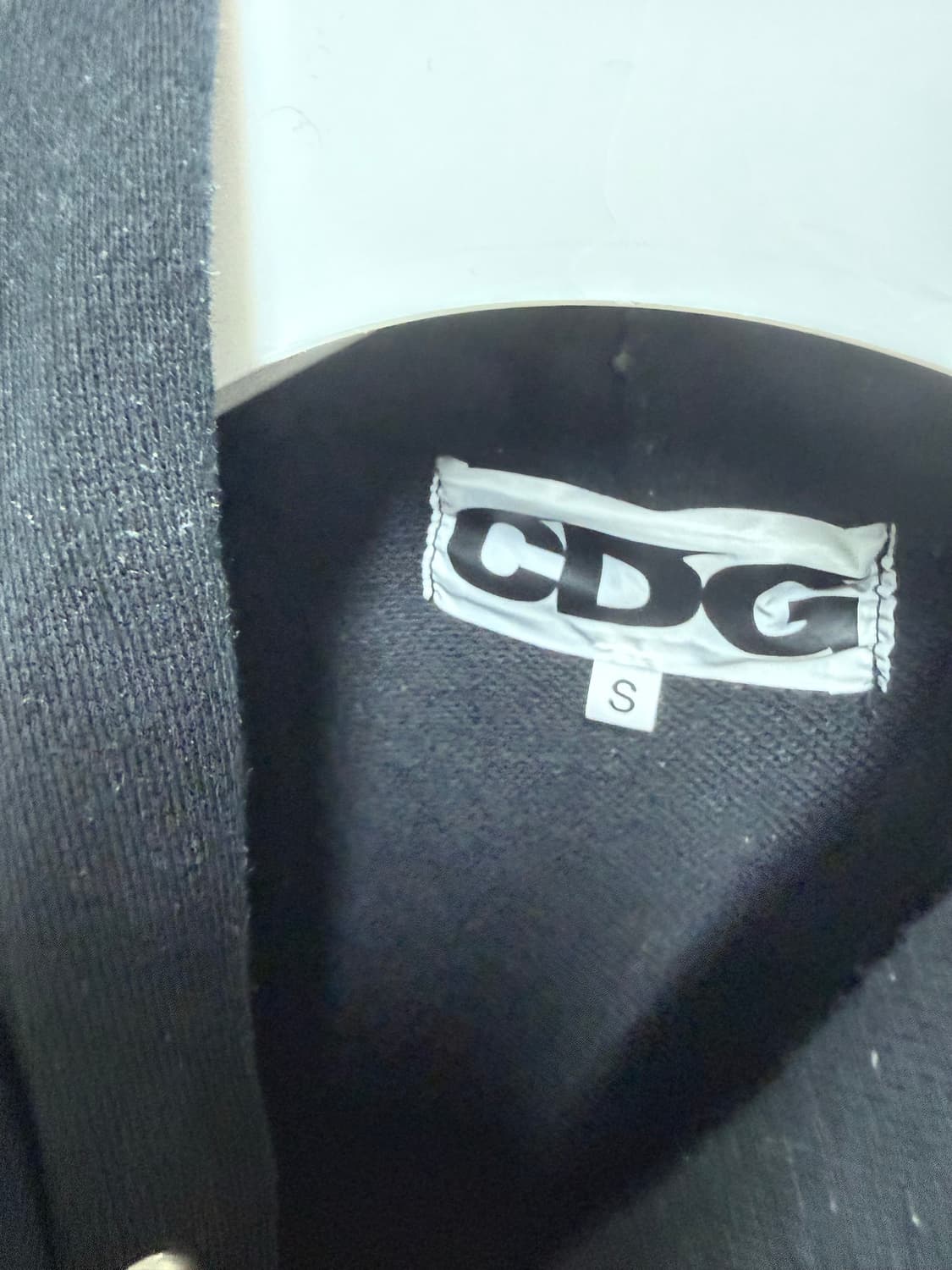 꼼데가르송 cdg 후드티 블랙 xl 상품이미지2